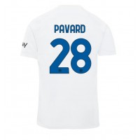 Inter Milan Benjamin Pavard #28 Bortatröja 2023-24 Korta ärmar